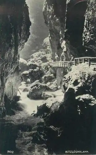 Postcard Austria Kitzloghklamm gorges