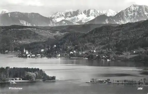 Postcard Austria Worthersee lake view