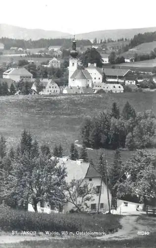 Postcard Austria St, Jakob im Walde Osteiermark