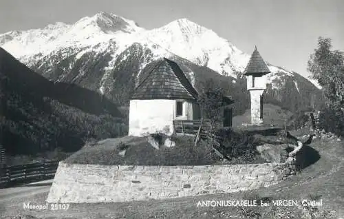 Postcard Austria Antoniuskapelle bei Virgen Osttirol Monopol