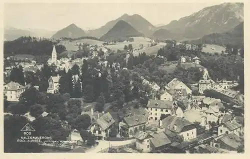 Postcard Austria Salzkammergut Bad Ausse panorama