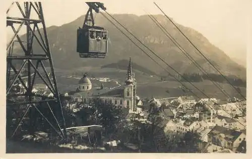 Postcard Austria Mariazell teleferique 1929