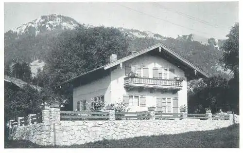Postcard Germany Unterwössen Haus Schlagbauer