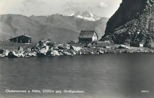 Postcard Austria Obstansersee Hutte Grossglockner