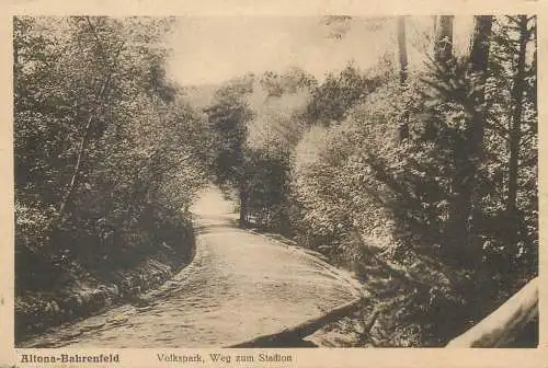 Postcard Germany Hamburg Altona Bahrenfeld Volkspark