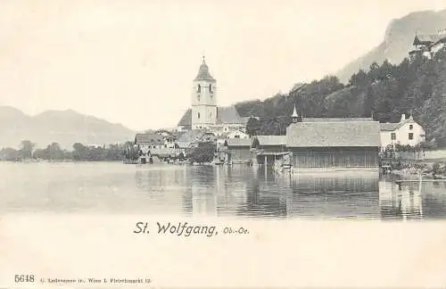 Postcard Austria Sankt Wolfgang im Salzkammergut