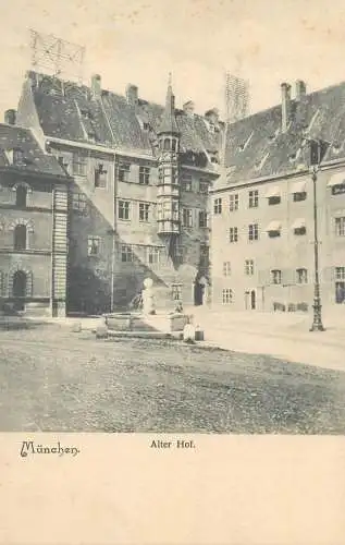 Postcard Germany Munchen alter Hof