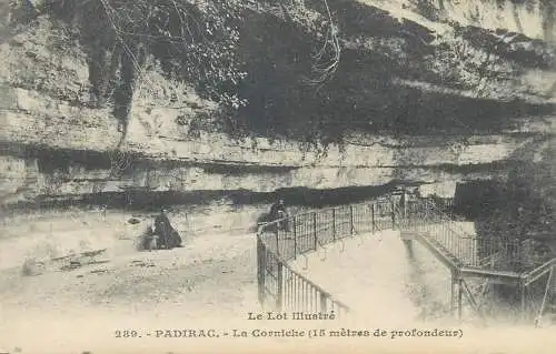 CPA Post card France Lot Padirac - La Corniche