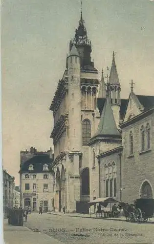 CPA Postcard France Dijon Eglise Notre-Dame