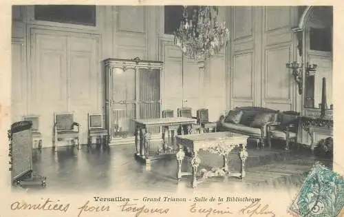 CPA Postcard France Versailles Grand Trianon Salle de la Bibliotheque