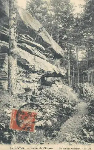 CPA Postcard France Saint Die Roches du Chapeau Nouvelles Galeries