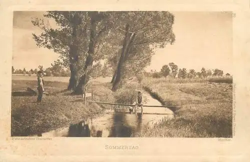 Postcard Germany Sommertag Munchen naturaufrahme Obernetter