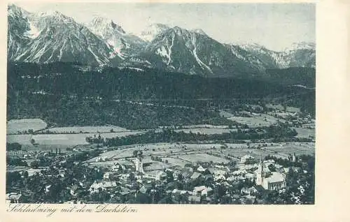 Postcard Austria Graz panorama Dachstein
