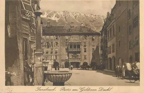Postcard Austria > Tirol > Innsbruck partie am Goldenen Dachl