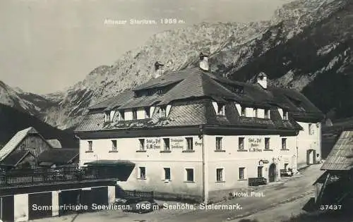 Postcard Austria Sommerfrische Seewiesen Seehohe Steiermark