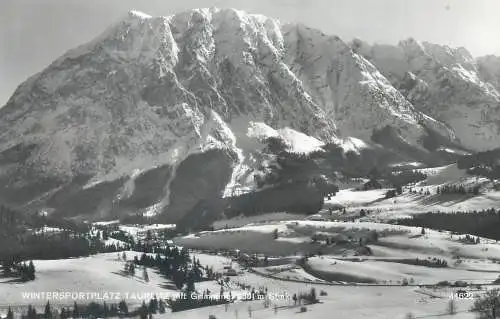 Postcard Austria Wintersportplatz Tauplitz Grimming