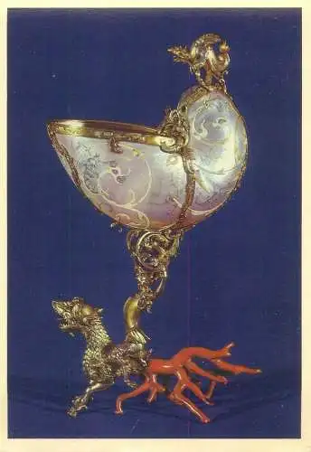 Postcard Nautilus goblet by J.H Kohler