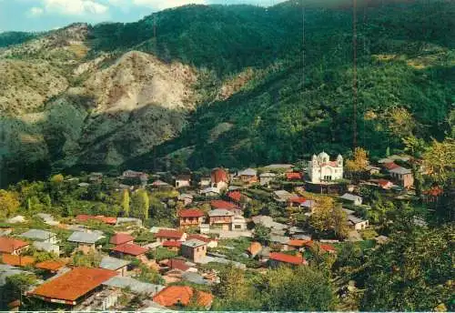 Postcard Cyprus Pedoulas mountain village