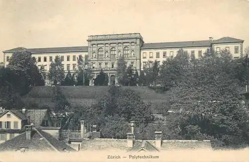 Postcard Switzerland Zurich polytechnikum