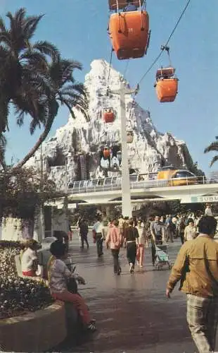 Postcard United States > CA - California > Anaheim Disneyland Matterhorn mountain 1979