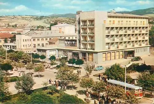 Postcard Kosovo Pristina hotel 1967