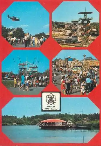 Postcard Poland Katowice multi view