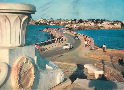 Postcard Bulgaria Nessebre falaise