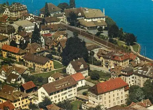 Postcard Switzerland Tabeaheim evangelisch methodistischen kirche aerial