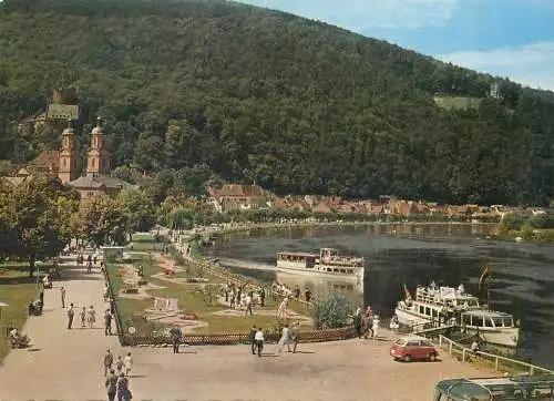 Postcard Germany Miltenberg am main cruise ship