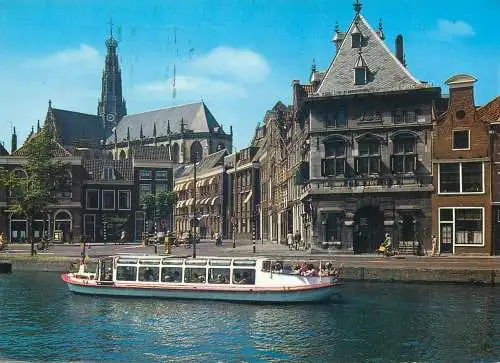 Postcard Netherland De Waag aan het Spaarne Haarlem 1978