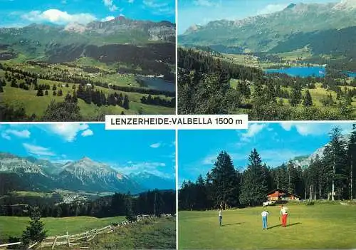 Golf & miniature golf related postcard Switzerland Lenzerheide Valbella