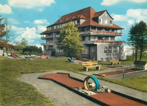 Golf & miniature golf related postcard Germany Lossburg Rodt