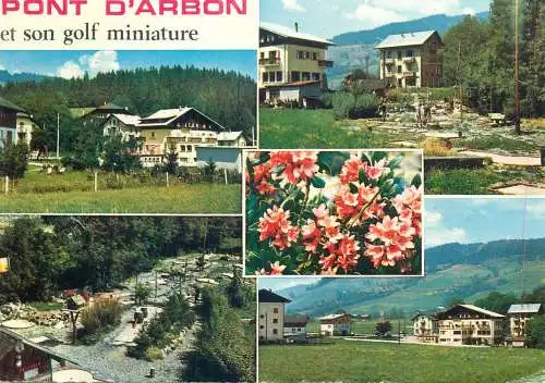 Golf & miniature golf related postcard France pont d'Arbon