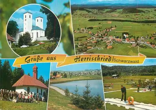 Golf & miniature golf related postcard Germany Herrischried