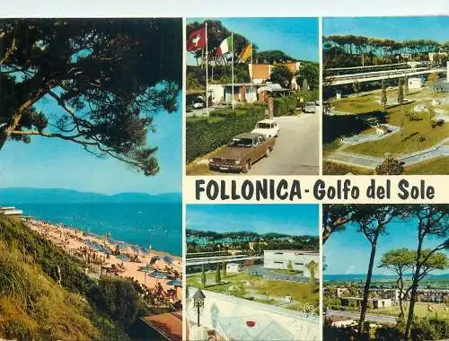 Golf & miniature golf related postcard Italy Follonica golfo del sole