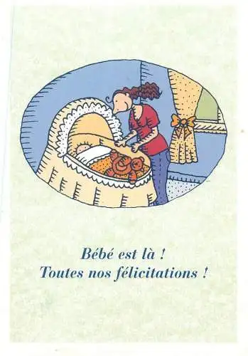 Comics Postcard funny humorous children drawing illustration