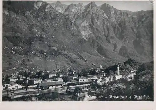 Postcard Italy Chiavenna panorama e paradiso
