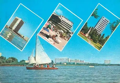 Postcard Romania Black Sea Constanta sailboat