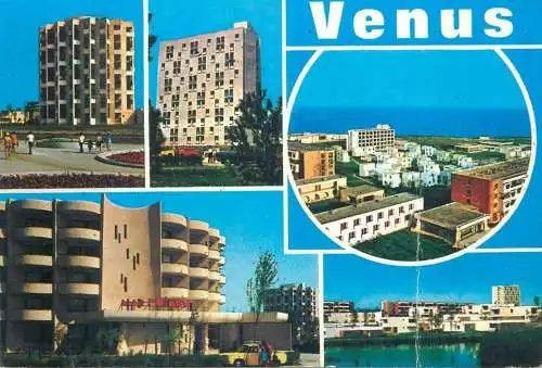 Postcard Romania Black Sea Venus multi view 1981