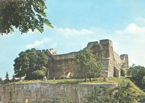 Postcard Romania Neamt citadel