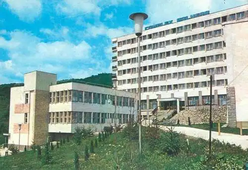 Postcard Romania Slanic Prahova balneal complex 1989