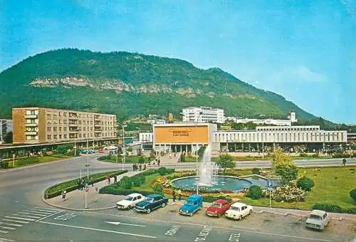 Postcard Romania Piatra Neamt cinema Pietricica 1974