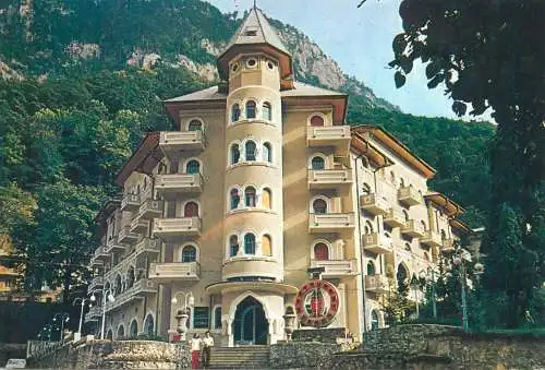 Postcard hotels restaurants Romania Herculean baths Cerna Hotel 1988