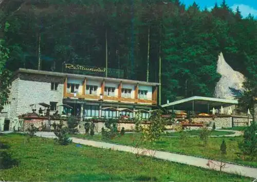 Postcard hotels restaurants Romania Rasnov cetate citadel restaurant