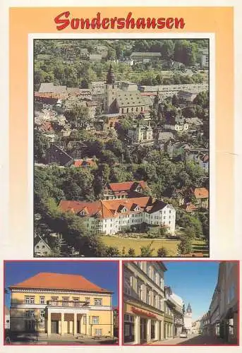 Postcard Germany Sondershausen multi view