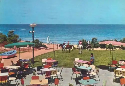Postcard Israel Ashkelon 1971 sea side resort