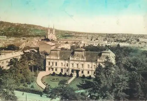 Postcard Serbia Vršac aerial
