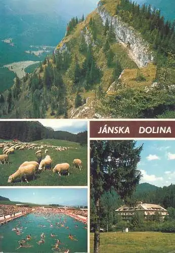 Postcard Slovakia Jánska dolina