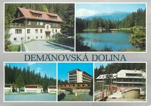 Postcard Slovakia Demänovská Dolina multi view