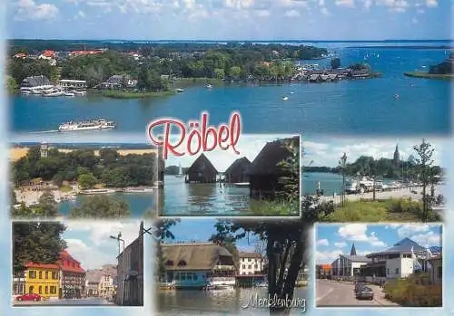 Postcard Germany Robel multi view